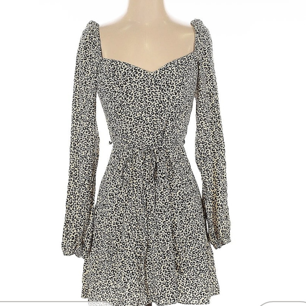 ASOS Black and White Patterned Dress